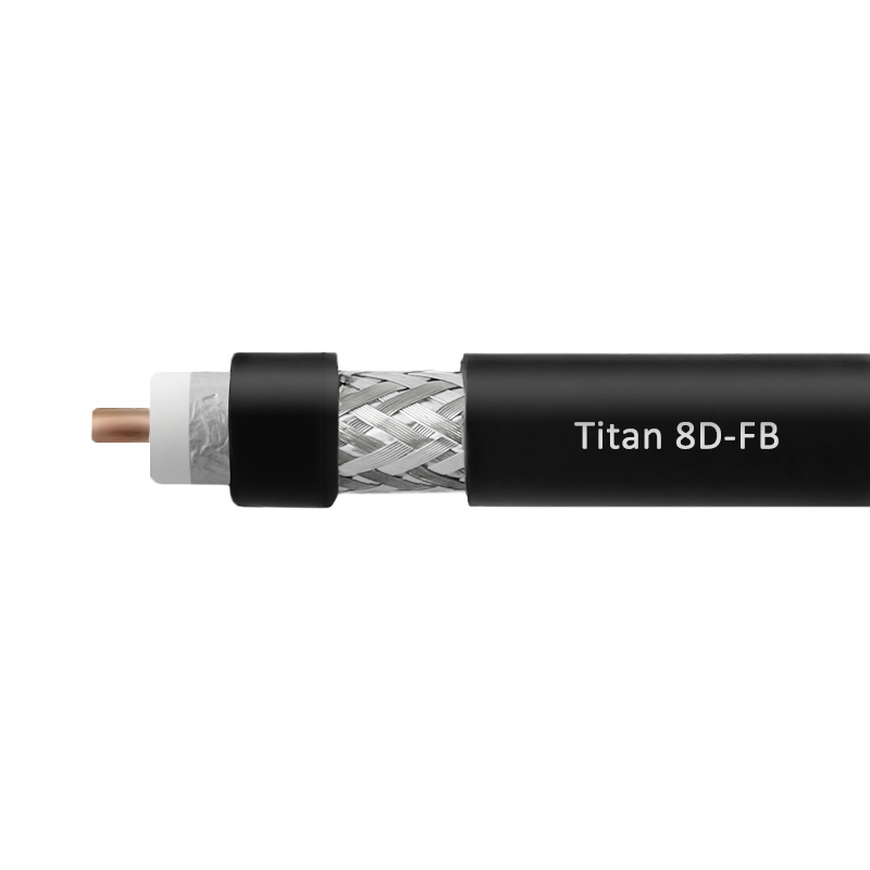 Кабель 8D-FB 50 Ом коаксиальный черный