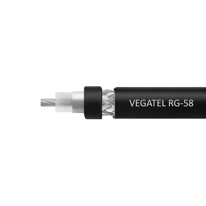 Кабель RG-58 A/U Cu многожильный 50 Ом PVC