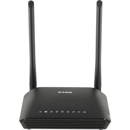 Wi-Fi роутер D-Link DIR-620S/RU/B1A,  Wi-Fi 4,  N300,  2.4ГГц, 4 LAN,  1xUSB, черный