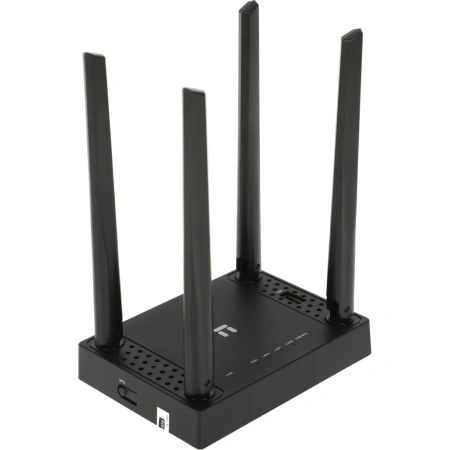 Wi-Fi роутер Netis N5,  Wi-Fi 5,  AC1200,  2.4/5ГГц, 2 LAN,  1xUSB, черный