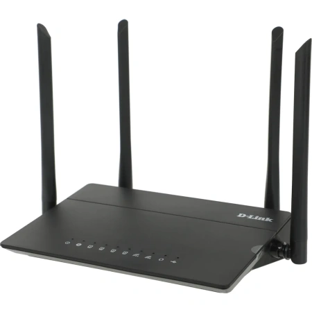 Wi-Fi роутер D-Link DIR-815/RU/R4A,  Wi-Fi 5,  AC1200,  2.4/5ГГц, 4 LAN,  1xUSB, черный