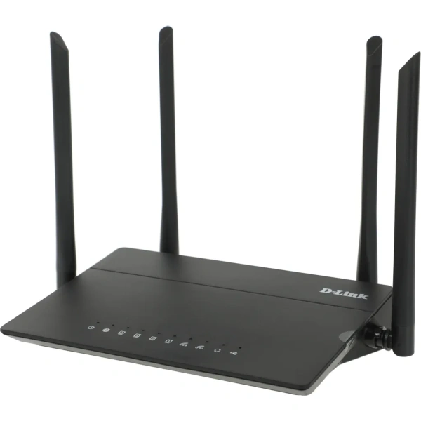Wi-Fi роутер D-Link DIR-815/RU/R4A,  Wi-Fi 5,  AC1200,  2.4/5ГГц, 4 LAN,  1xUSB, черный