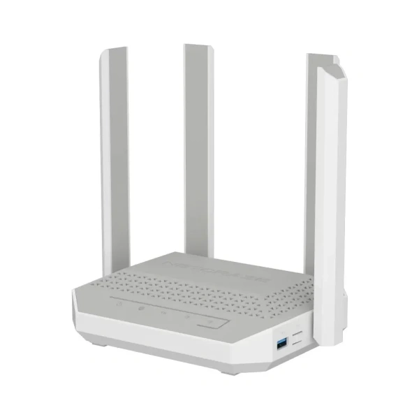 Wi-Fi роутер KEENETIC Netcraze Hopper DSL,  Wi-Fi 6,  AX3000,  2.4/5ГГц, 4 WAN/LAN, ADSL2+, белый [nc-3611]