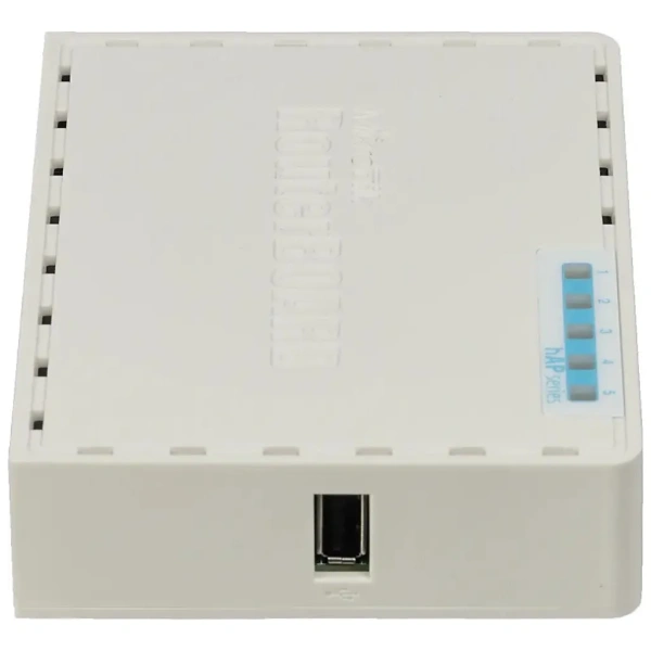 Wi-Fi роутер MIKROTIK hAP ac lite,  Wi-Fi 5,  AC750,  2.4/5ГГц, 4 LAN,  1xUSB, белый [rb952ui-5ac2nd]
