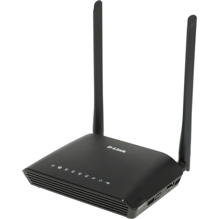 Wi-Fi роутер D-Link DIR-620S/RU/B1A,  Wi-Fi 4,  N300,  2.4ГГц, 4 LAN,  1xUSB, черный