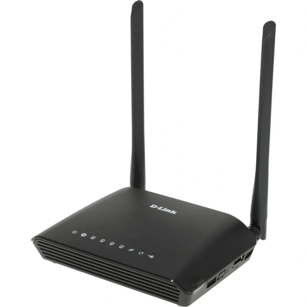 Wi-Fi роутер D-Link DIR-620S/RU/B1A,  Wi-Fi 4,  N300,  2.4ГГц, 4 LAN,  1xUSB, черный