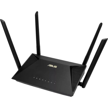 Wi-Fi роутер ASUS RT-AX1800U,  Wi-Fi 6,  AX1800,  2.4/5ГГц, 3 LAN,  1xUSB, черный