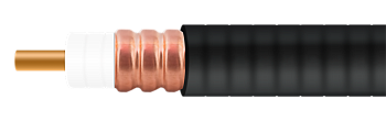 Кабель коаксиальный 1/2" CCA LSZH (черный)