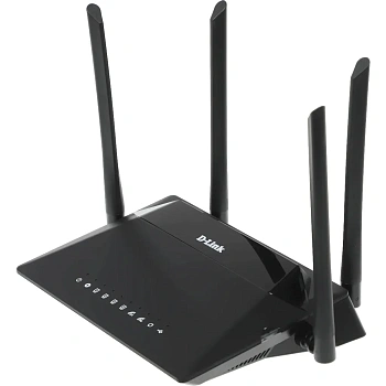 Wi-Fi роутер D-Link DIR-853/URU/R3A,  Wi-Fi 5,  AC1200,  2.4/5ГГц, 4 LAN,  1xUSB, черный