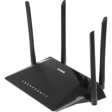 Wi-Fi роутер D-Link DIR-853/URU/R3A,  Wi-Fi 5,  AC1200,  2.4/5ГГц, 4 LAN,  1xUSB, черный