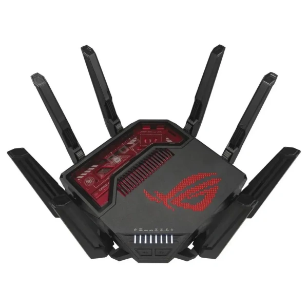 Wi-Fi роутер ASUS GT-BE19000,  Wi-Fi 7,  BE19000,  2.4/5/6ГГц, 5 LAN,  2 WAN/LAN, 1xUSB, черный