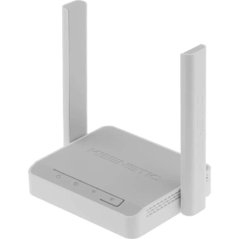 Wi-Fi роутер KEENETIC Launcher,  Wi-Fi 4,  N300,  2.4ГГц, 2 LAN,  1xUSB, серый [kn-1221]