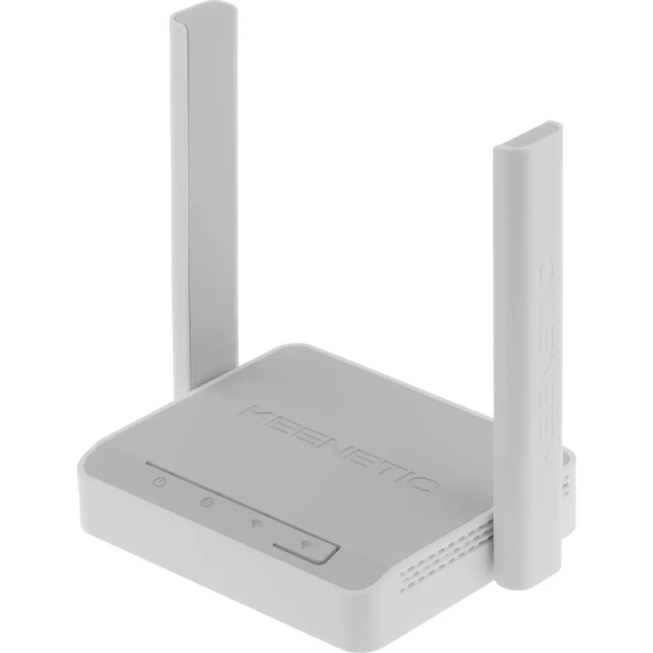 Wi-Fi роутер KEENETIC Launcher,  Wi-Fi 4,  N300,  2.4ГГц, 2 LAN,  1xUSB, серый [kn-1221]