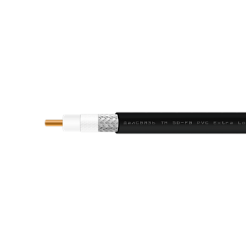 Кабель коаксиальный 5D-FB CU PVC (черный)