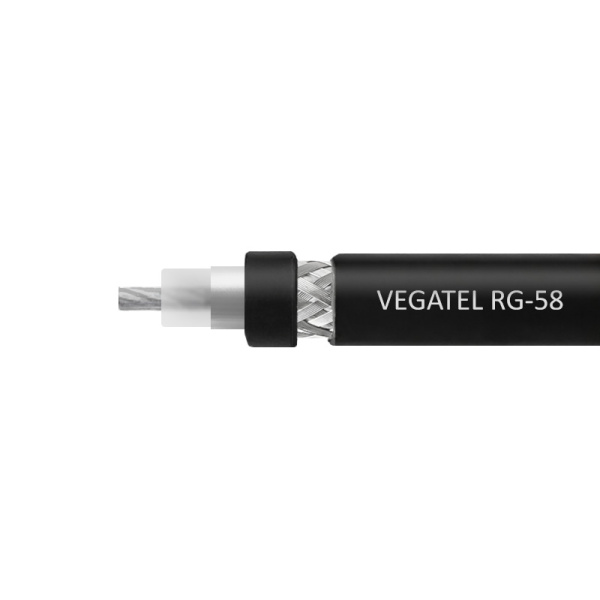 Кабель RG-58 A/U Cu многожильный 50 Ом PVC