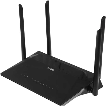 Wi-Fi роутер D-Link DSL-245GR/R1A,  Wi-Fi 5,  AC1200,  2.4/5ГГц, 4 LAN,  1xUSB, VDSL2/ADSL2+, черный
