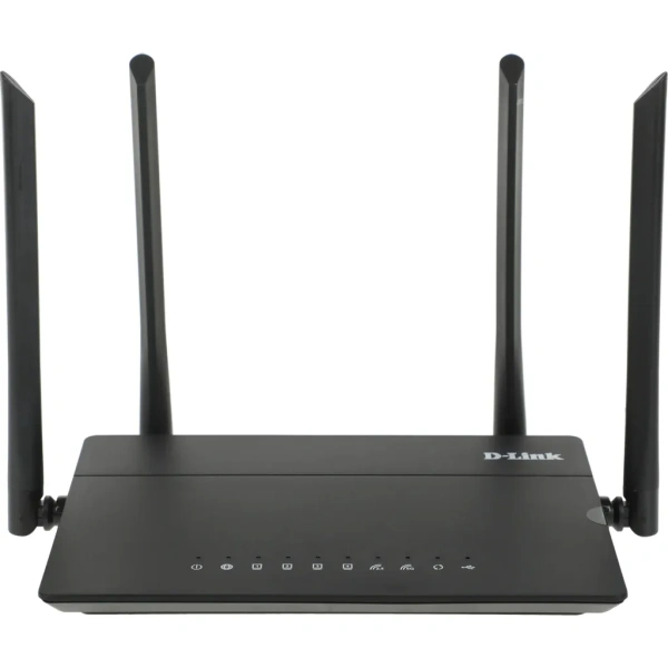Wi-Fi роутер D-Link DIR-815/RU/R4A,  Wi-Fi 5,  AC1200,  2.4/5ГГц, 4 LAN,  1xUSB, черный