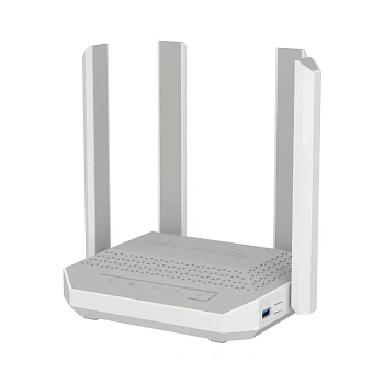 Wi-Fi роутер KEENETIC Netcraze Hopper DSL,  Wi-Fi 6,  AX3000,  2.4/5ГГц, 4 WAN/LAN, ADSL2+, белый [nc-3611]