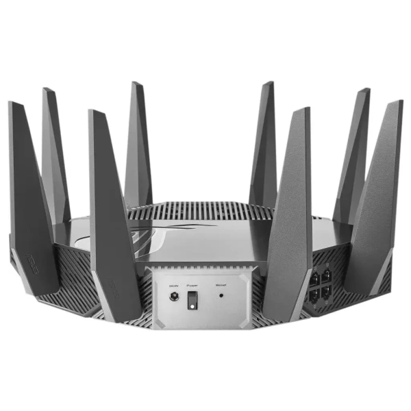 Wi-Fi роутер ASUS GT-AXE11000,  Wi-Fi 6,  AXE11000,  2.4/5/6ГГц, 4 LAN,  1 WAN/LAN, черный