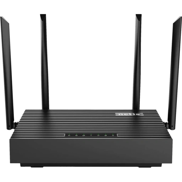 Wi-Fi роутер Netis N6,  Wi-Fi 6,  AX1800,  2.4/5ГГц, 4 LAN,  черный