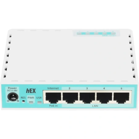 Маршрутизатор MIKROTIK hEX refresh,  4 LAN,  1xUSB, белый [e50ug]