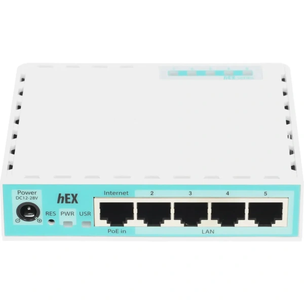 Маршрутизатор MIKROTIK hEX refresh,  4 LAN,  1xUSB, белый [e50ug]