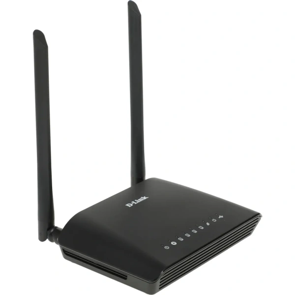 Wi-Fi роутер D-Link DIR-620S/RU/B1A,  Wi-Fi 4,  N300,  2.4ГГц, 4 LAN,  1xUSB, черный