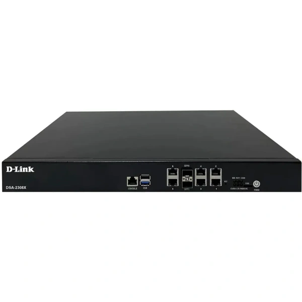 Маршрутизатор D-Link DSA-2308X,  6 WAN/LAN, 1xUSB, 2xSFP+, черный [dsa-2308x/a1a]